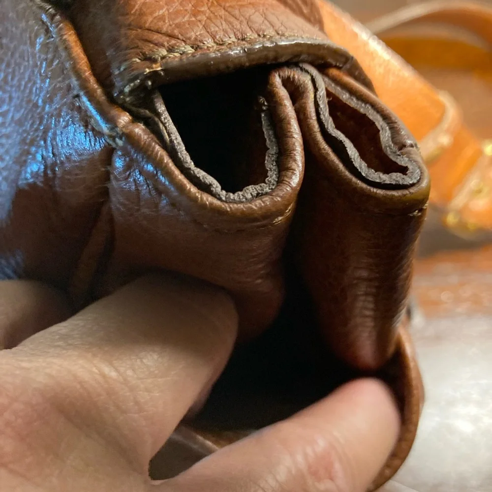 Brahmin Brown Leather WOMENS messenger SHOULDERBAG - Picture 6 of 10